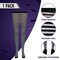 Black and White Tights - Striped Nylon Stretch Pantyhose Stocking Accessories for Every Day Attire and Costumes for Teens and Children